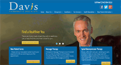 Desktop Screenshot of davisspine.net